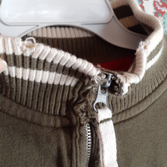 Distressed Hawks Jacket, Size M - Picture 2 of 8